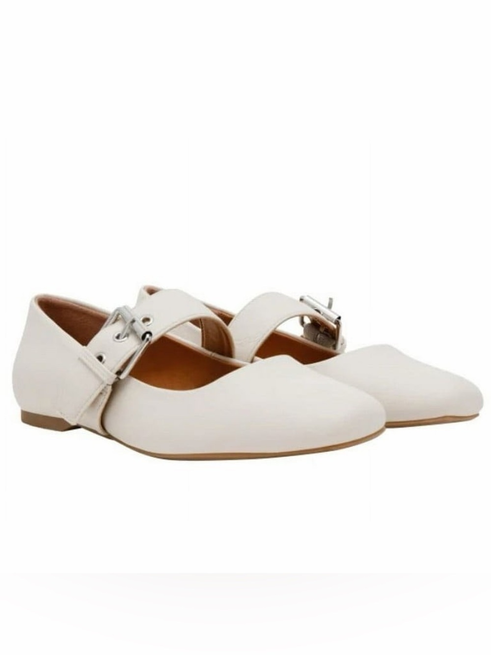 Dolce Vita Women’s Ivory Mary Jane Flats